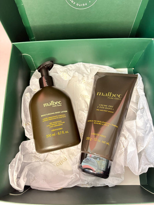 Kit de Natal Cuidado Malbec Pure Gold